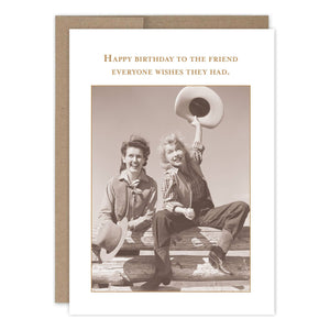 Hats Off  Birthday Card
