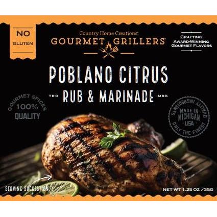 Gourmet Grillers Poblano Citrus Rub & Marinade