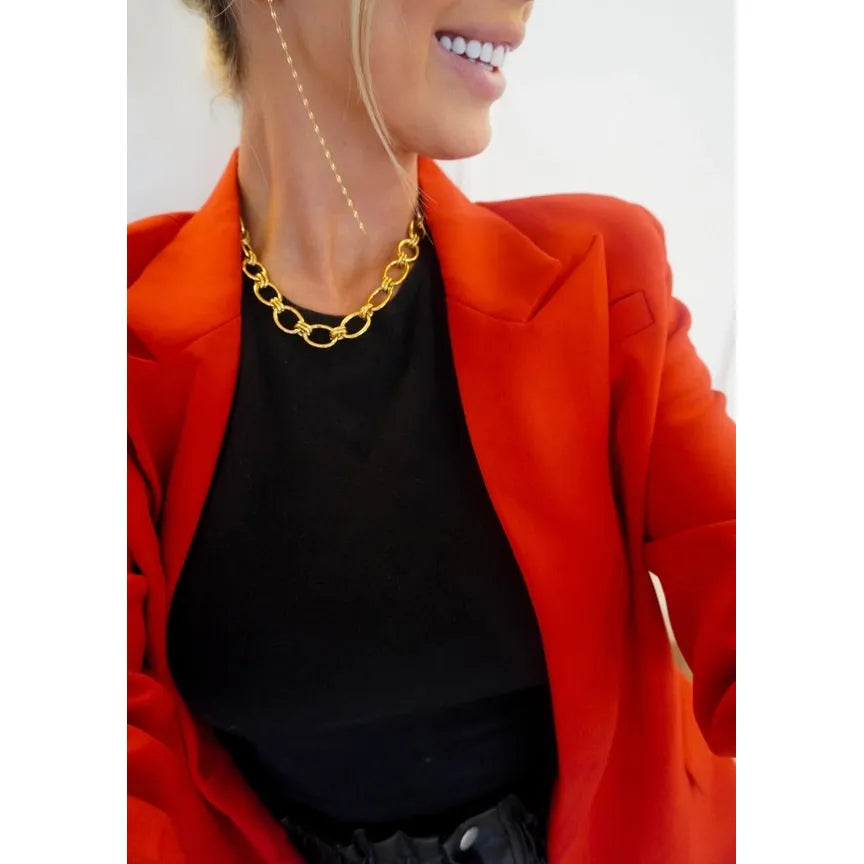 CHANSUTTPEARLS Luxe Link Necklace - Gold