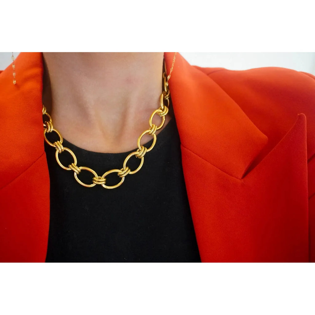 CHANSUTTPEARLS Luxe Link Necklace - Gold