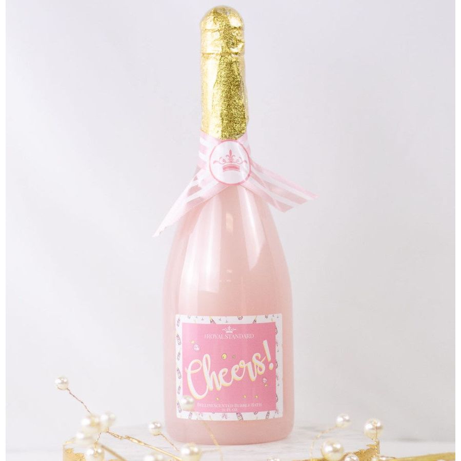 Cheers Bubble Bath - Bellini Scent - 34 Oz Bottle