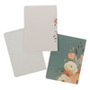 Joyful Patient Faithful Heirloom Floral 3-piece Large Notebook Set - Romans 12:12
