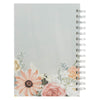 Let the Power, Love, and a Sound Mind Mint Floral Spiral Journal – 2 Timothy 1:7