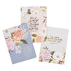 Affection Blue Floral Notebook Set - Colossians 3:2