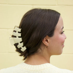 Teleties - Classic Butter Yellow Large Hair Clip