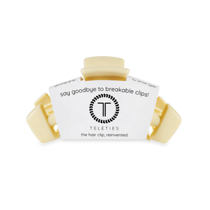 Teleties - Classic Butter Yellow Medium Hair Clip