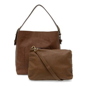 Roanoke Classic Hobo Handbag - Walnut/Coffee