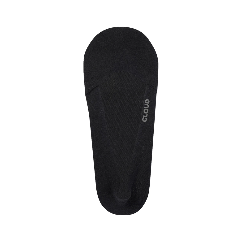 Cloud No Show Low Cut Socks - Black