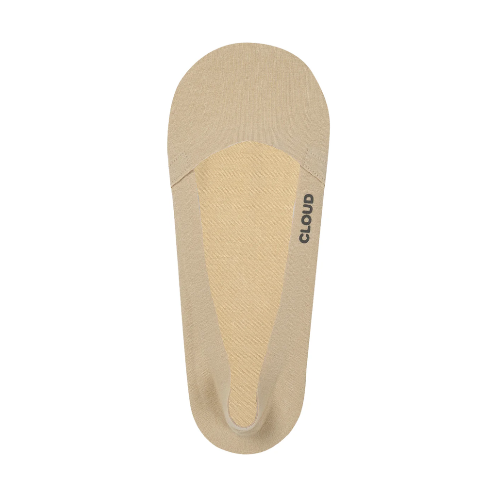 Cloud No Show Low Cut Socks - Beige