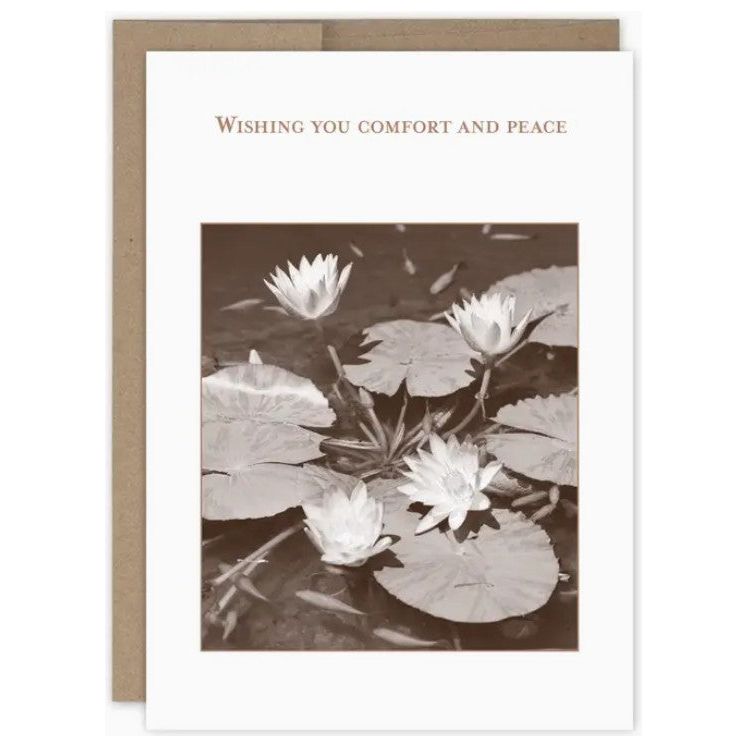 Comfort and Peace Sympathy Card