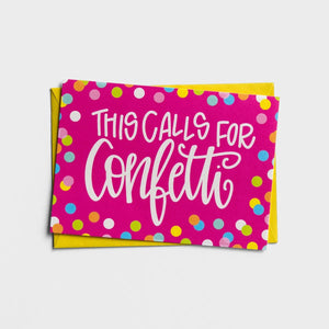 This Calls for Confetti - 10 Blank Celebration Note Cards