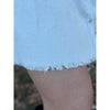 Justine Corduroy Roll-Up Sleeve Shirt Dress - Cream