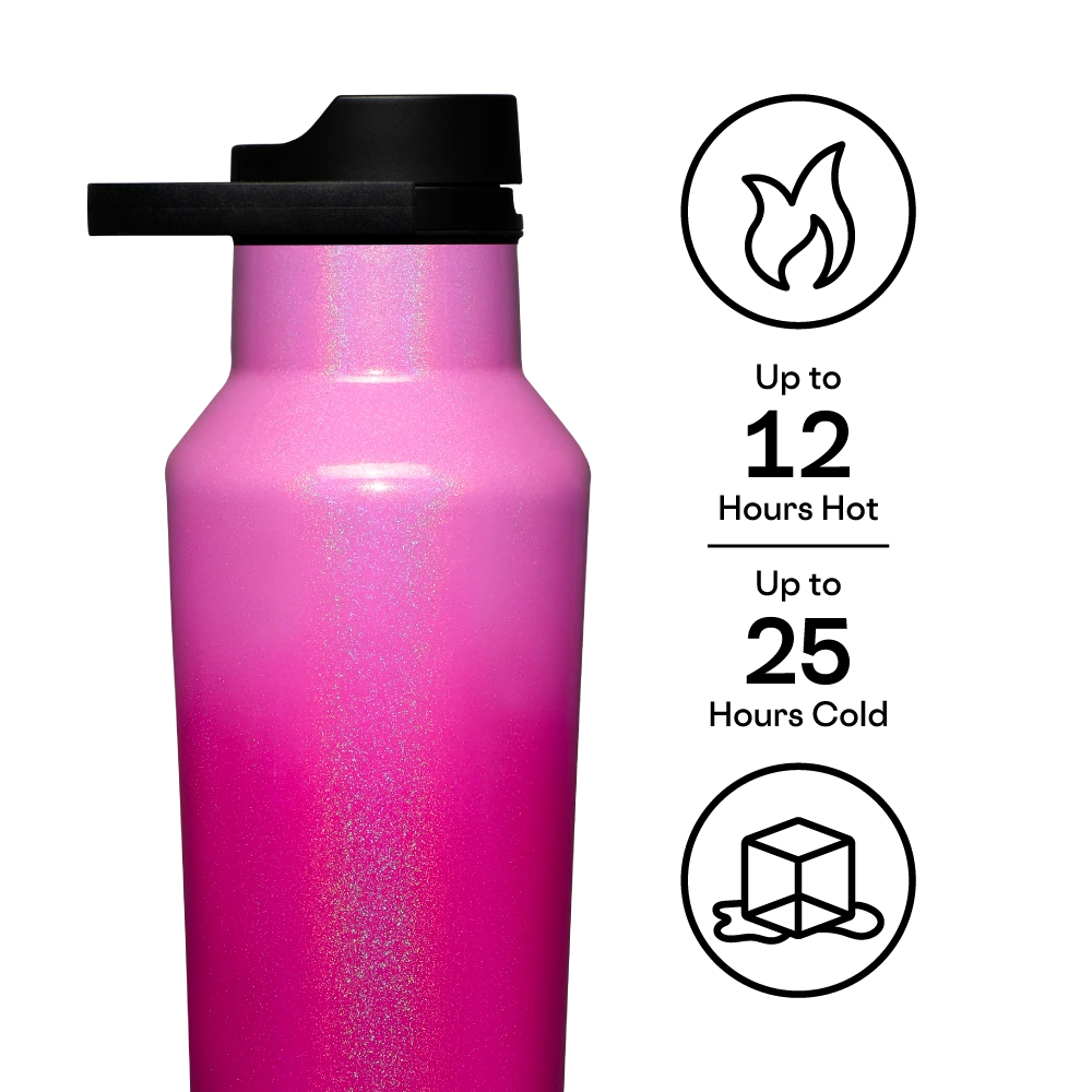 Corkcicle Tumbler With Straw and Lid, Reusable Water Bottle, Gloss