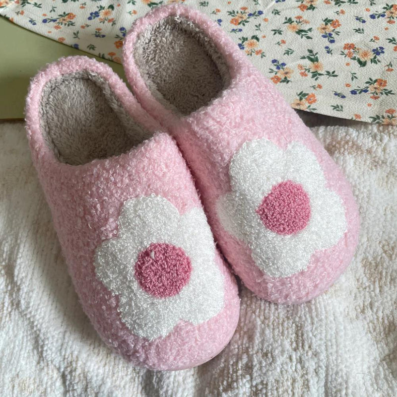 Cozy Flower Slippers