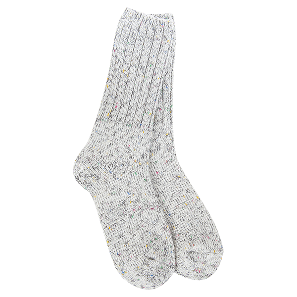 Weekend Ragg Crew Sock - Rocky Confetti