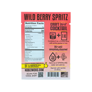 Wild Berry Spritz Single Serve Craft Cocktail