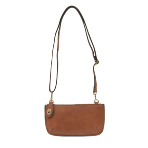 Joy Crossbody Wristlet- Dark Maple