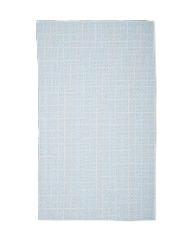 Summer Grid Blue Tea Towel