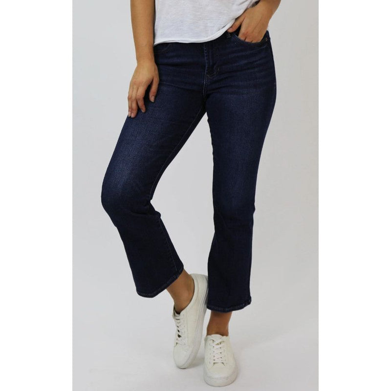 Dear John Jeanne Flare Jeans - Dark Wash