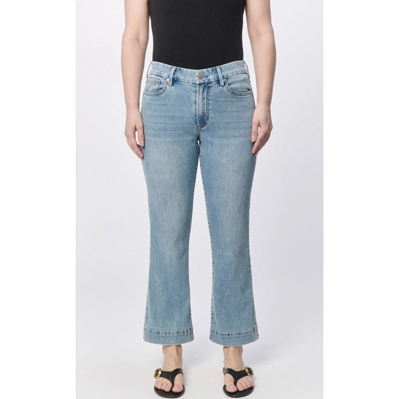 Dear John Jeanne Mid Rise Flare Jeans - Light Wash