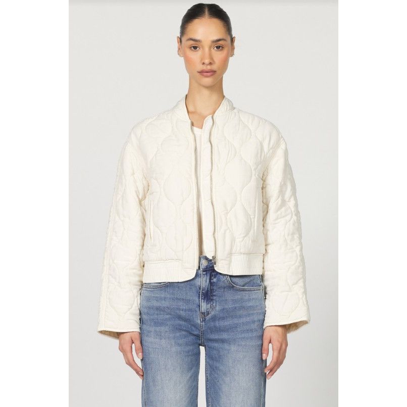 Dear John Maverick Quilted Jacket - Whitecap Gray