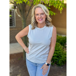 Dear John Zo Tee - Dawn Blue (Grey)