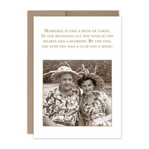 Deck of Cards Anniversary Card