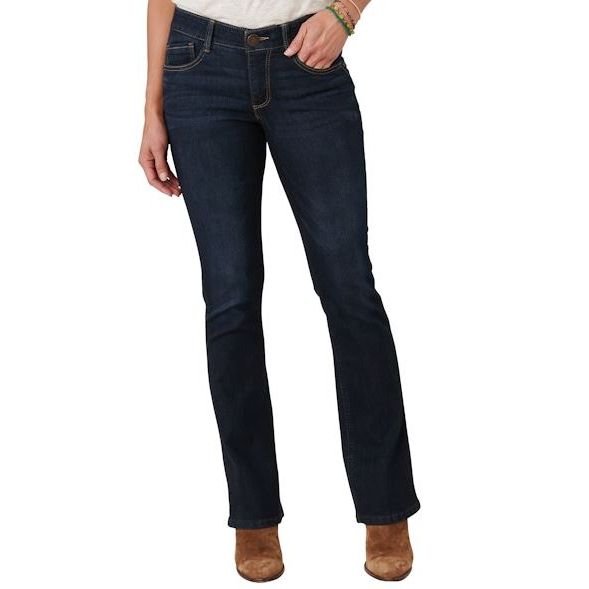 Democracy "Ab"solution Itty Bitty Boot Jeans - Indigo