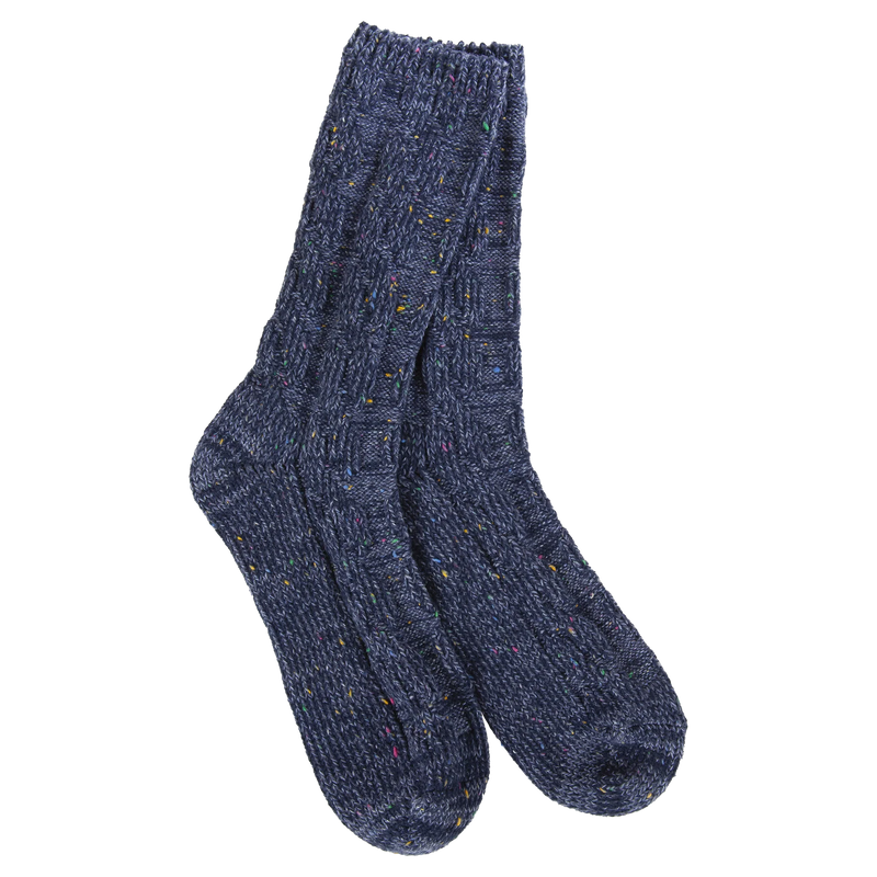 Weekend Ragg Crew Sock - Denim Confetti