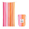 Dock and Bay Quick Dry Towels -Striped -XL- Miami Sorbet