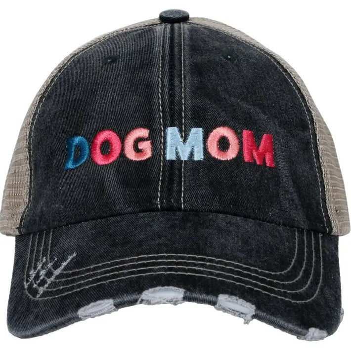 Dog Mom Multicolored Trucker Hat