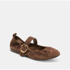 Dolce Vita Caely Suede Ballet Flats - Dark Brown