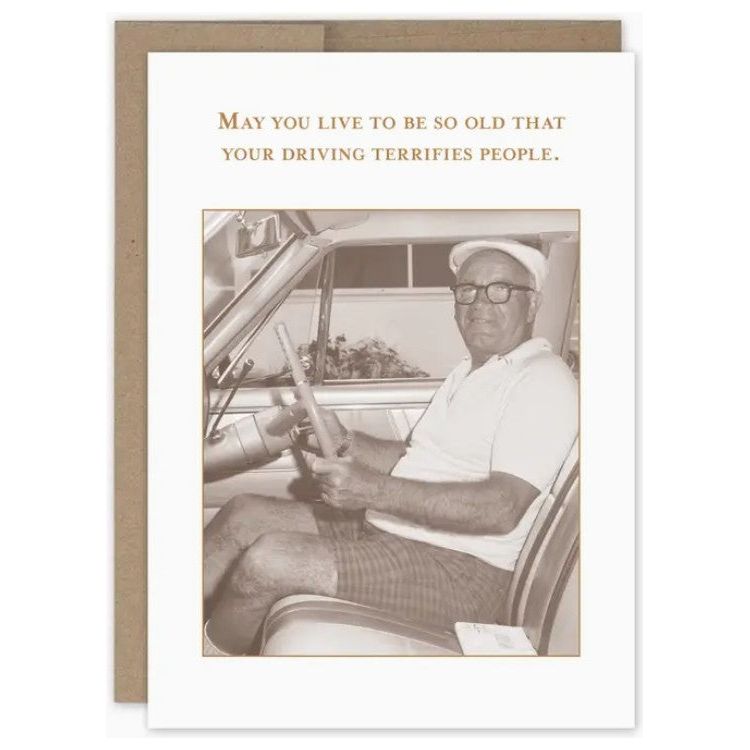 Driving Birthday Card