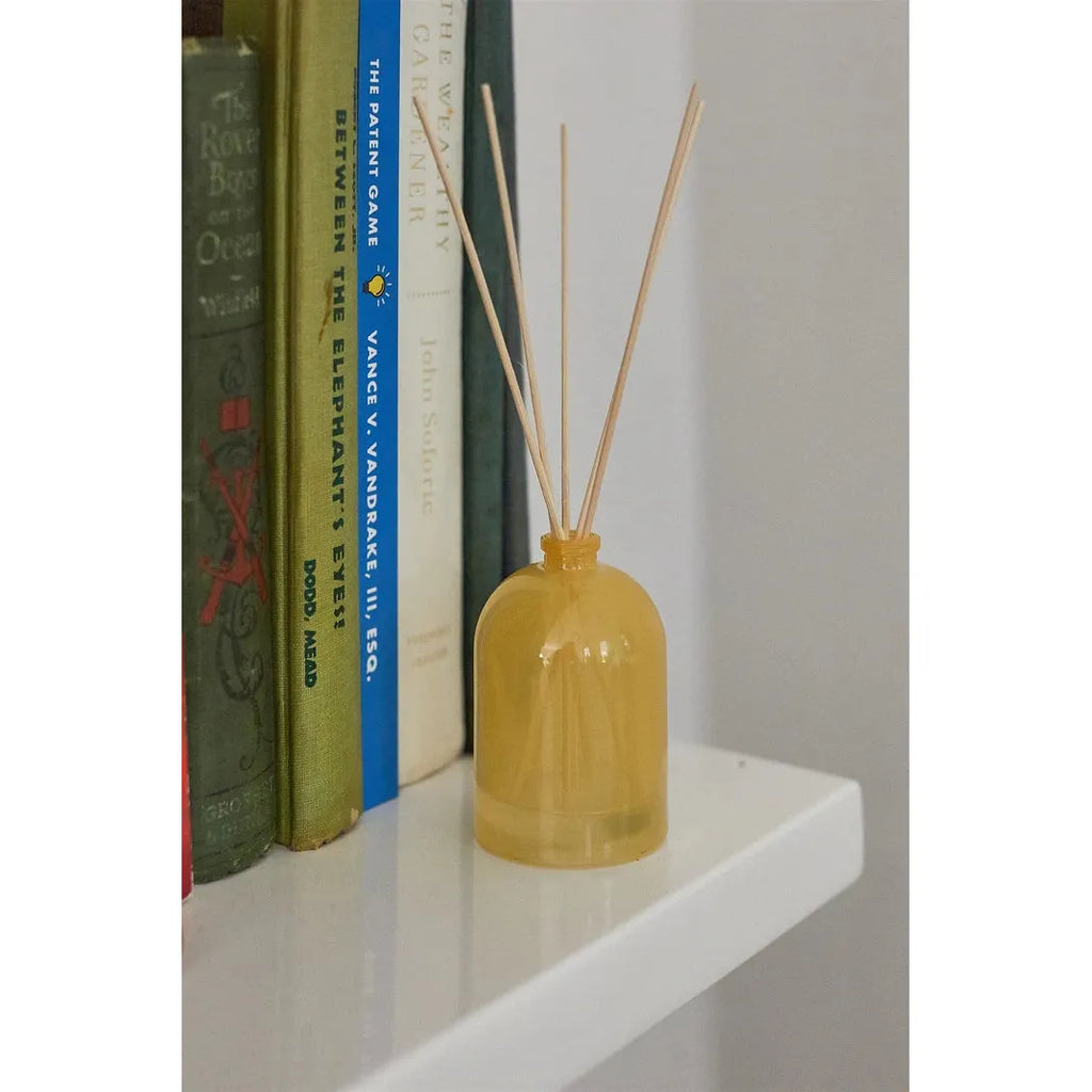 Paddywax Petite Collection Scented Oil Reed Diffuser, Mini - 1.5-Ounce, Yellow-Meyer Lemon