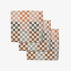 Geometry Dishcloth Set - Autumn Checkers