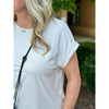 Ronan Classic Bamboo Modal Crew Neck Tee - Natural