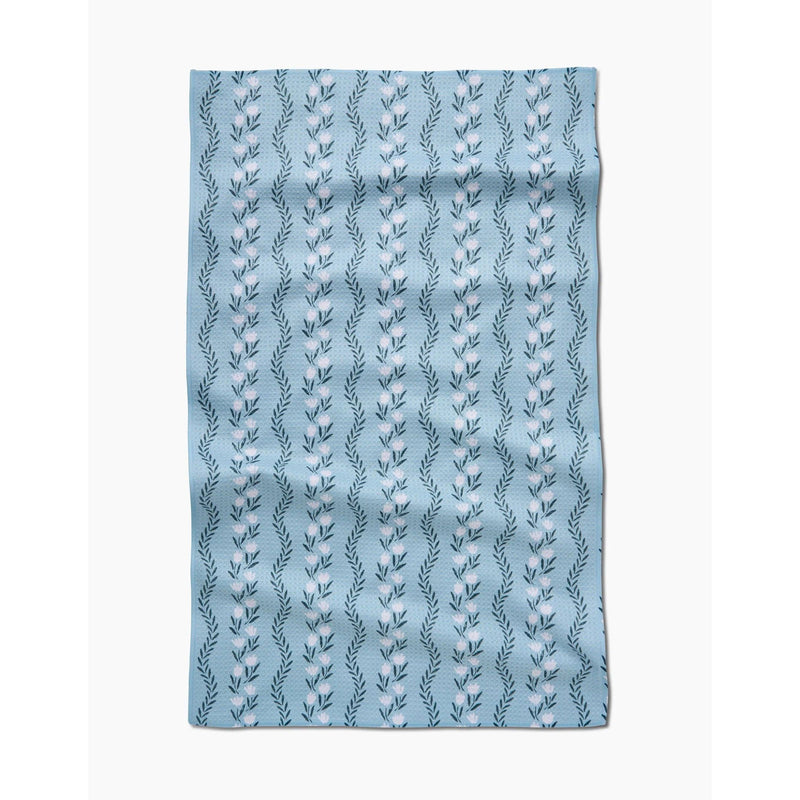 Geometry Tea Towel - Vintage Floral Stripe