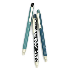 Retro Erasable Gel Pen Set - Set of3