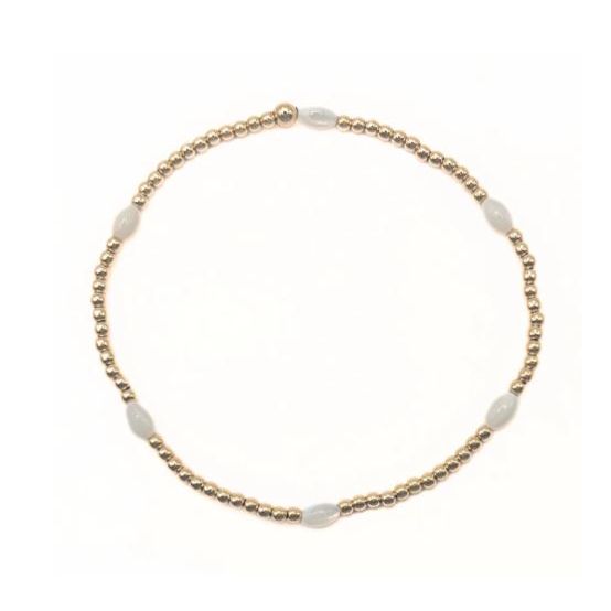 Erin Gray Aspen Bracelet - White Opal
