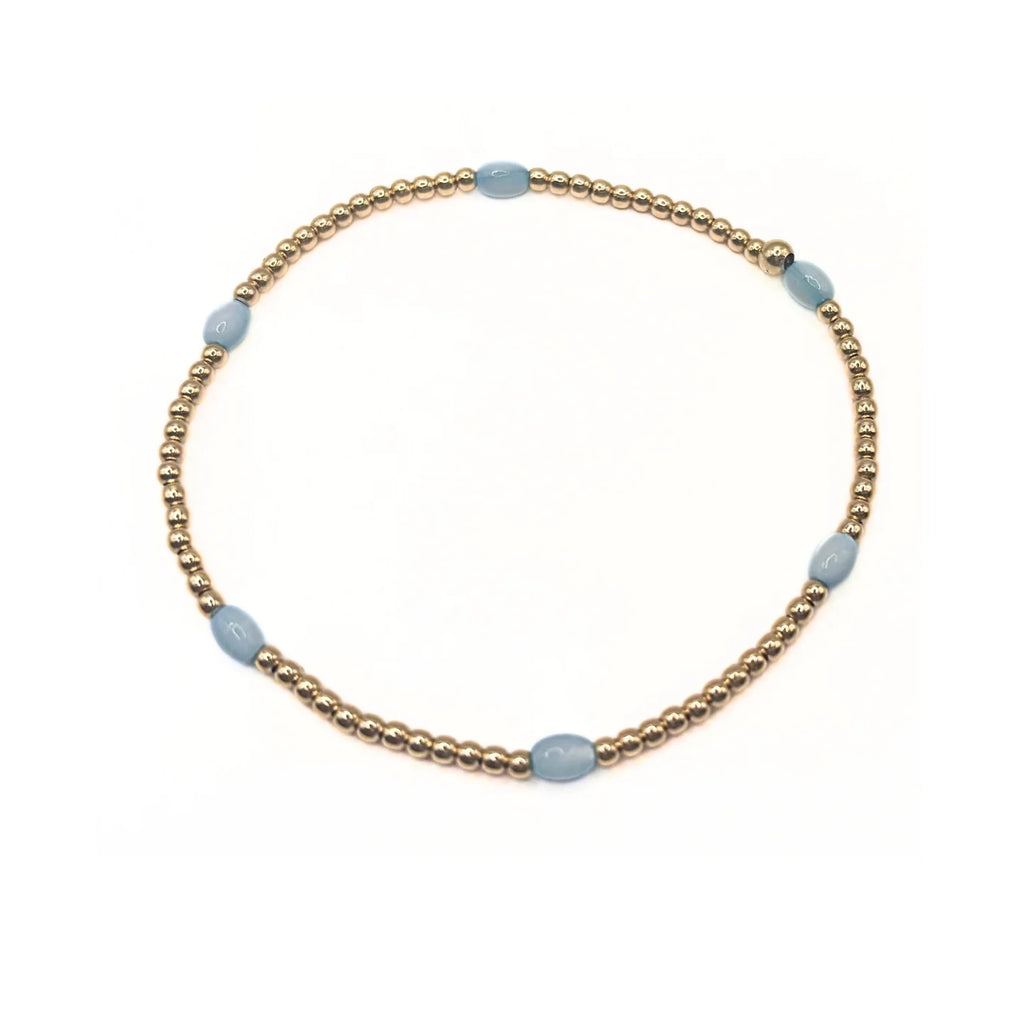 Erin Gray Aspen Bracelet - Pale Turquoise Opal