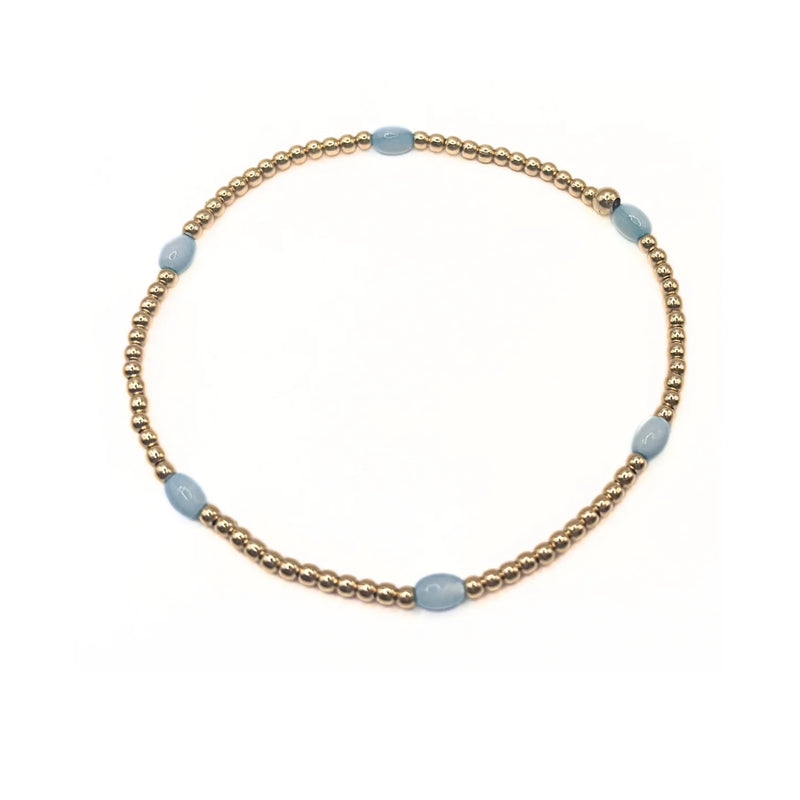 Erin Gray Aspen Bracelet - Pale Turquoise Opal