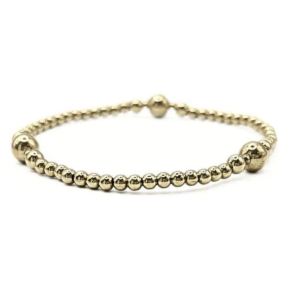 Erin Gray Nantucket Shimmer Collection 14k Gold - Filled Beaded Bracelet - Gold