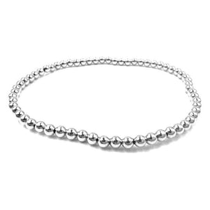 Erin Gray 3mm Sterling Silver Karma Waterproof Bracelet - 7"