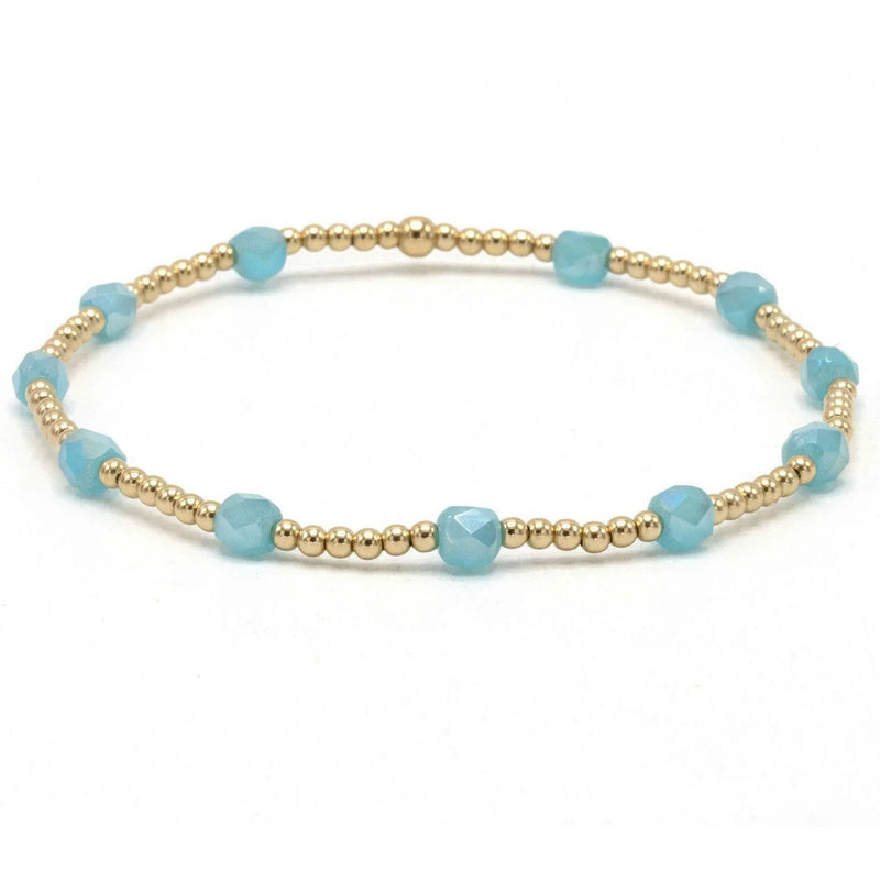 Erin Gray Key West Gold-Filled and Waterproof Bracelet - Turquoise