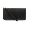 Everly Organizer Flap Crossbody - Black