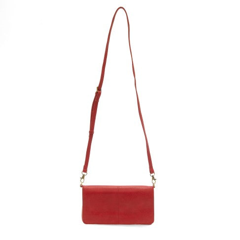 Everly Organizer Flap Crossbody - Red