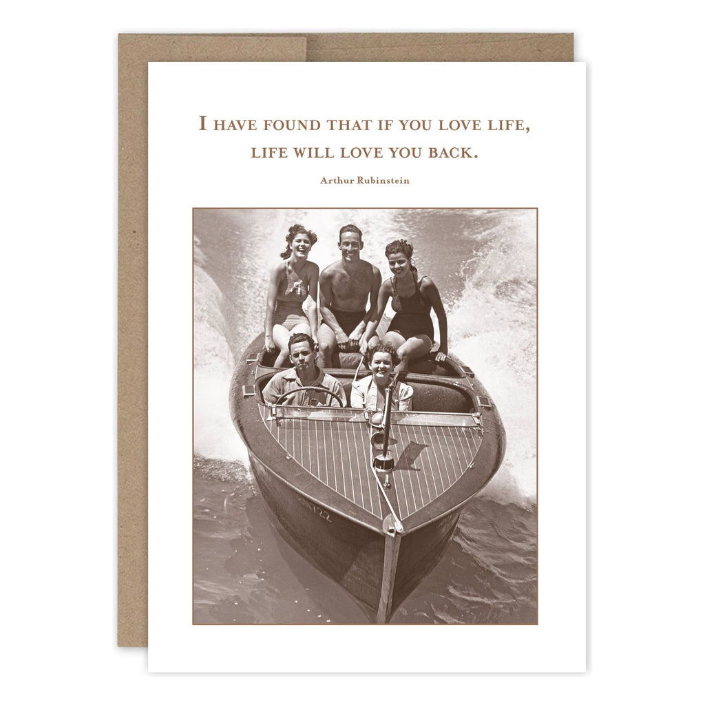 If You Love Life Birthday Card