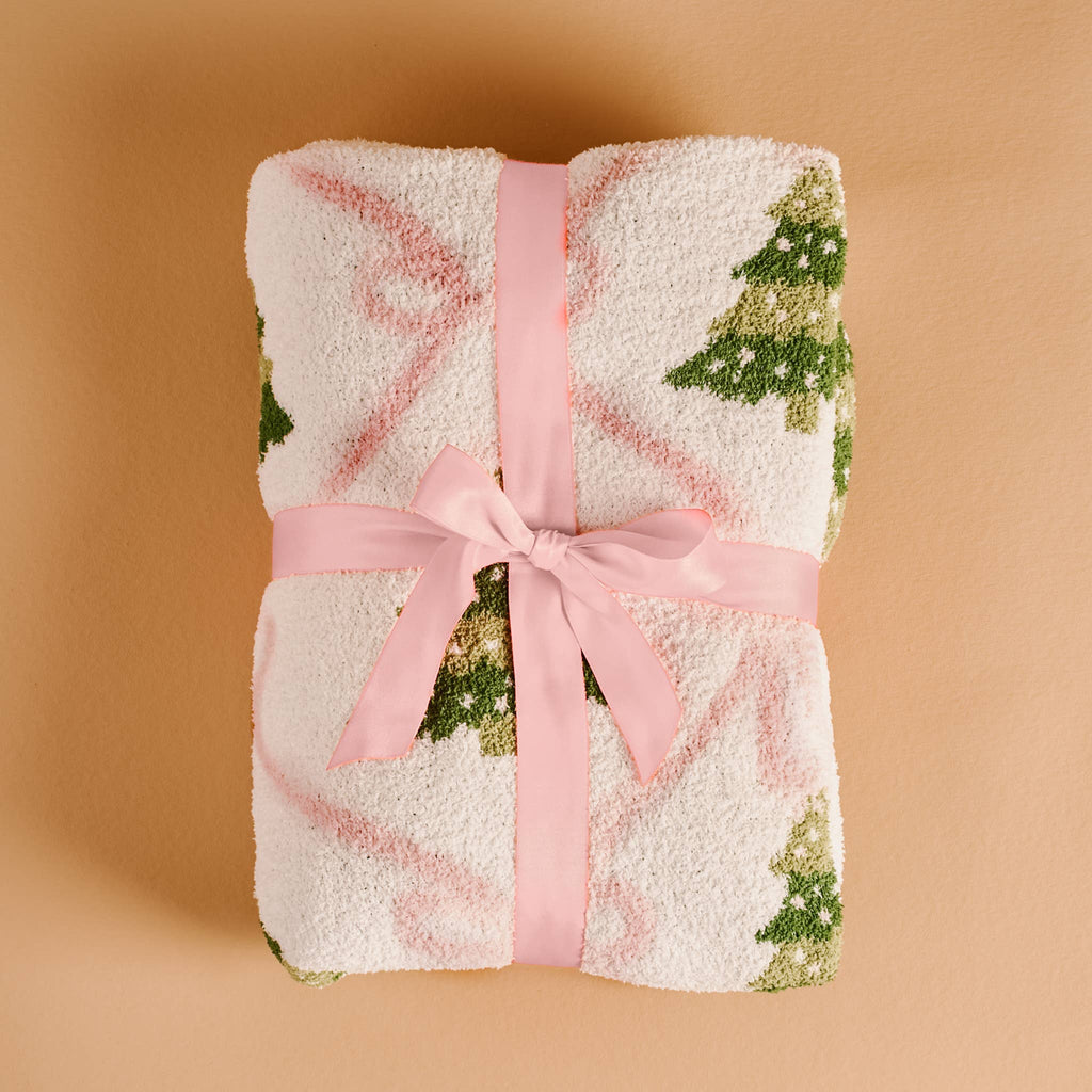 Cozy Dreams Luxe Blanket - Twinkling Trees