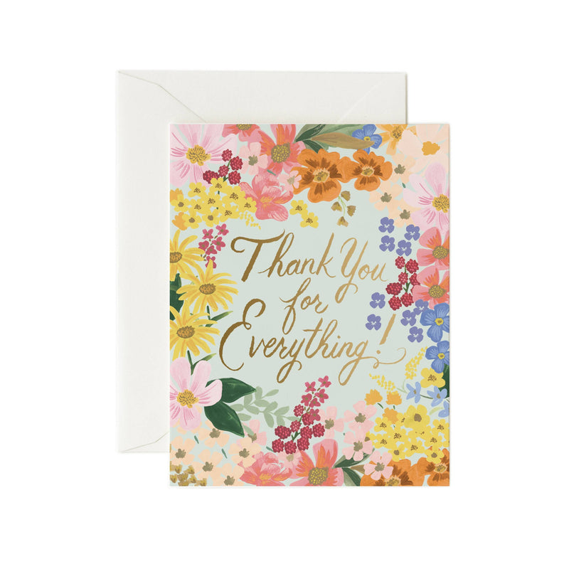 Rifle Paper Margaux Thank You Card