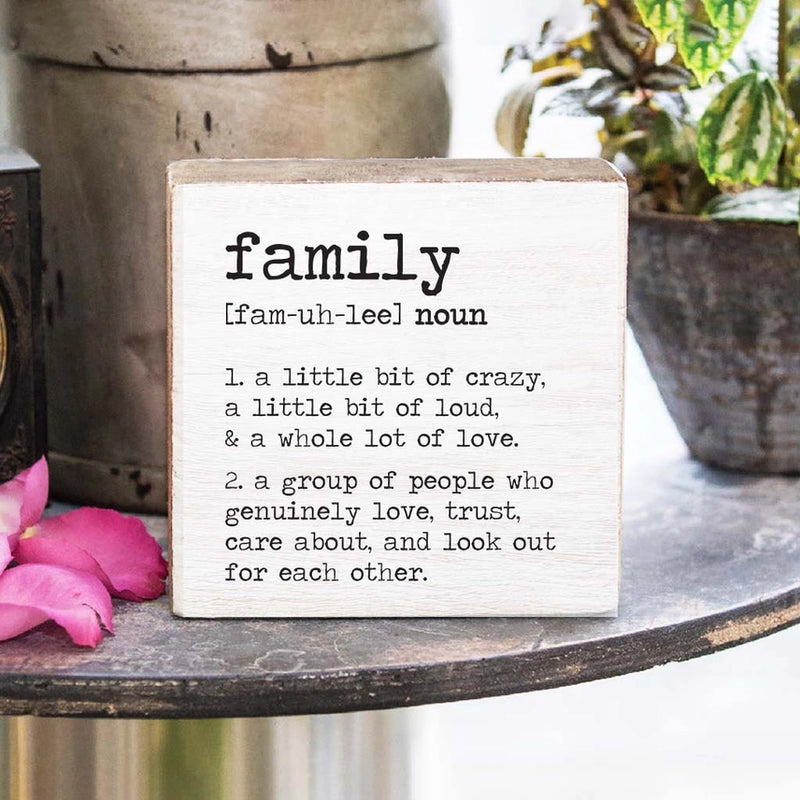 Rustic Square Block - Family Definition